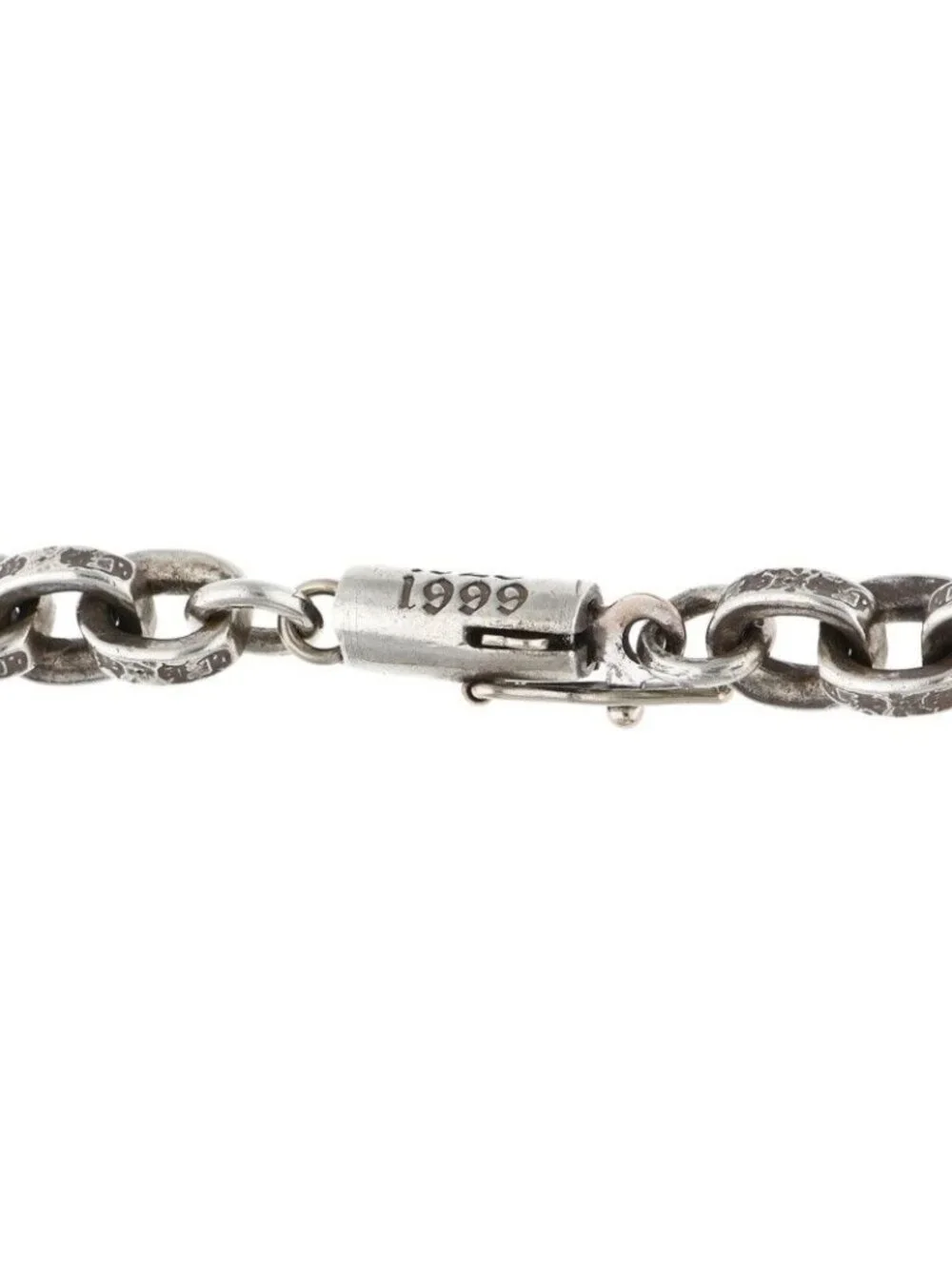 Chrome Hearts Paper Chain 18 Silver Necklace